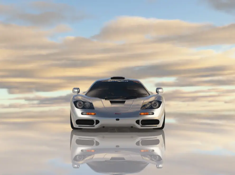 3D Images of McLaren F1, Ecommerce Photography India