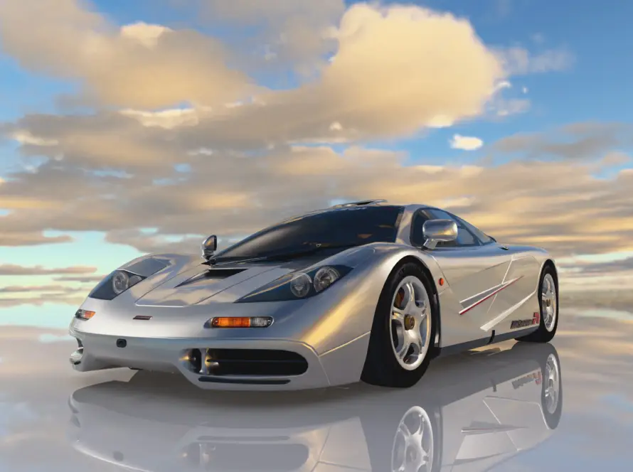 3D Images of McLaren F1,3D Animation Commercial