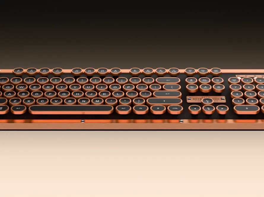 AZIO Retro Classic, 3D Product Rendering, Creative Agency in Mumbai